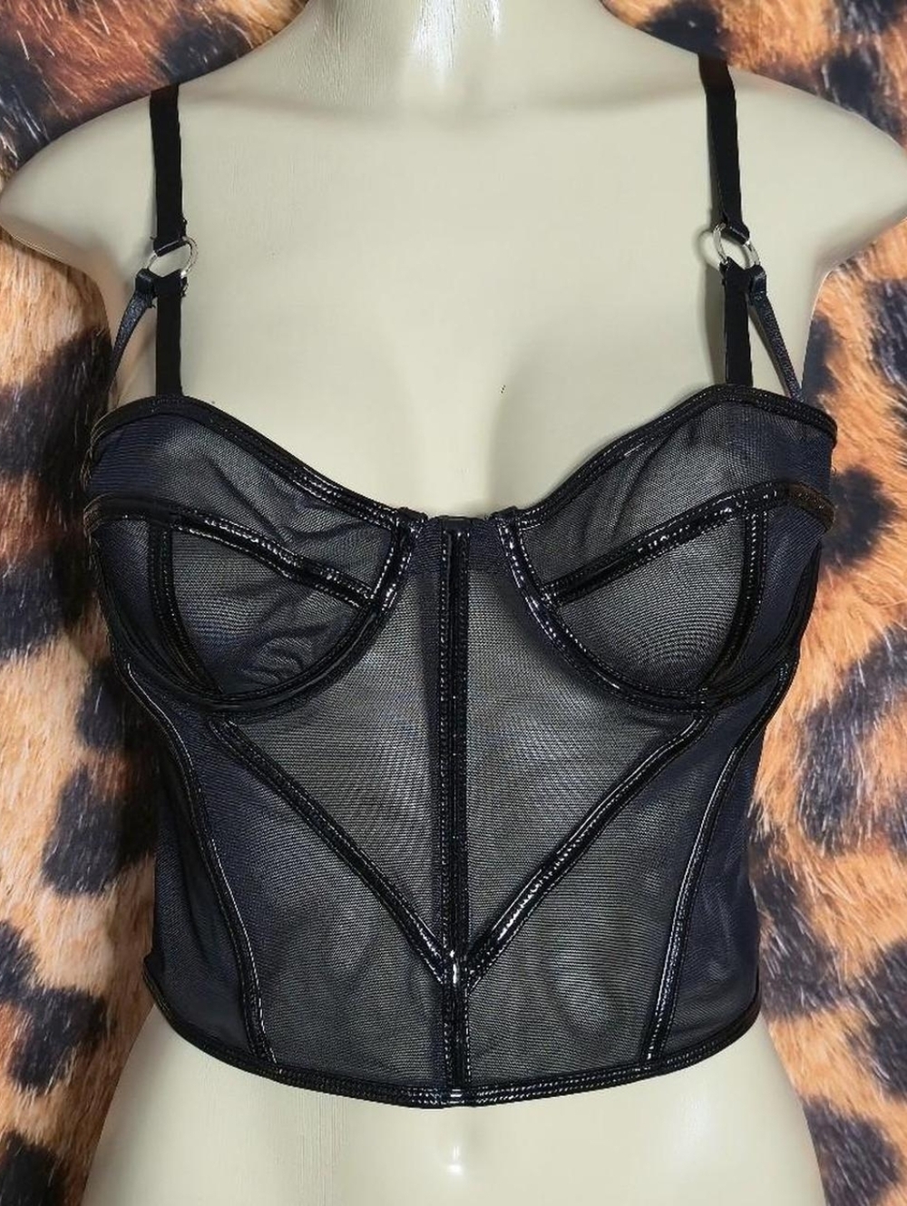 Daring Desires Mesh Corset Top.